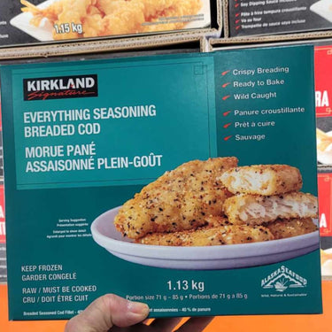 Image of Kirkland Signature Frozen Everything Breaded Cod - 1 x 1.13 Kilos